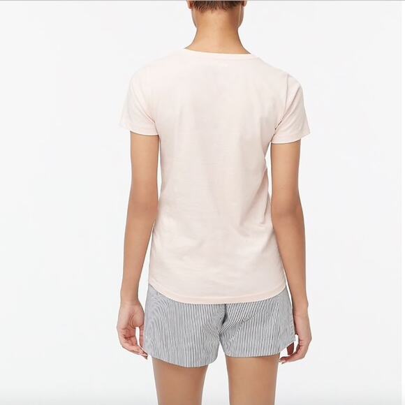 NWT J. Crew Pale Pink Crab Graphic Crewneck Tee - SIZE SMALL - Picture 7 of 10